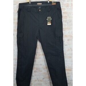 NWT 5.11 Tactical Taclite EMS Pants Black Size 48 Unhemmed Inseam Police/Fire